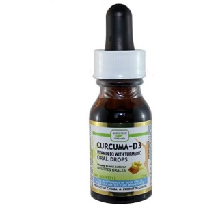 Vitamin D3 Oral Drops with Turmeric- Curcuma D3 Oral Drops (200IU/Drop)