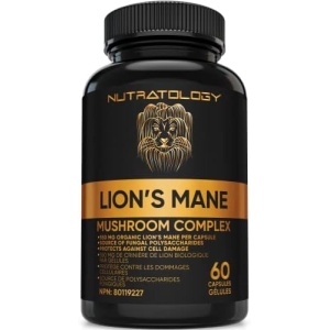 Organic Lion's Mane Mushroom Capsules - Nootropic Mushroom Supplements