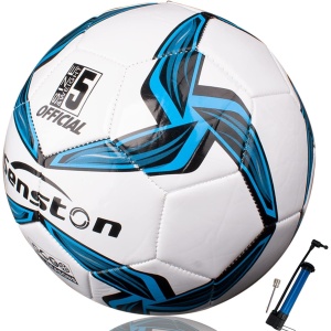 Senston Soccer Ball Size 4 & Size 5 with Pump - Official Match Football Adults