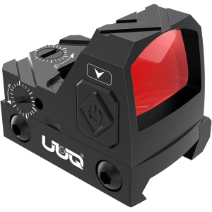 UUQ Mini Reflex Red Dot Sight Shake Awake Optic Sight for Rifles, Pistols and Shotguns 2MOA